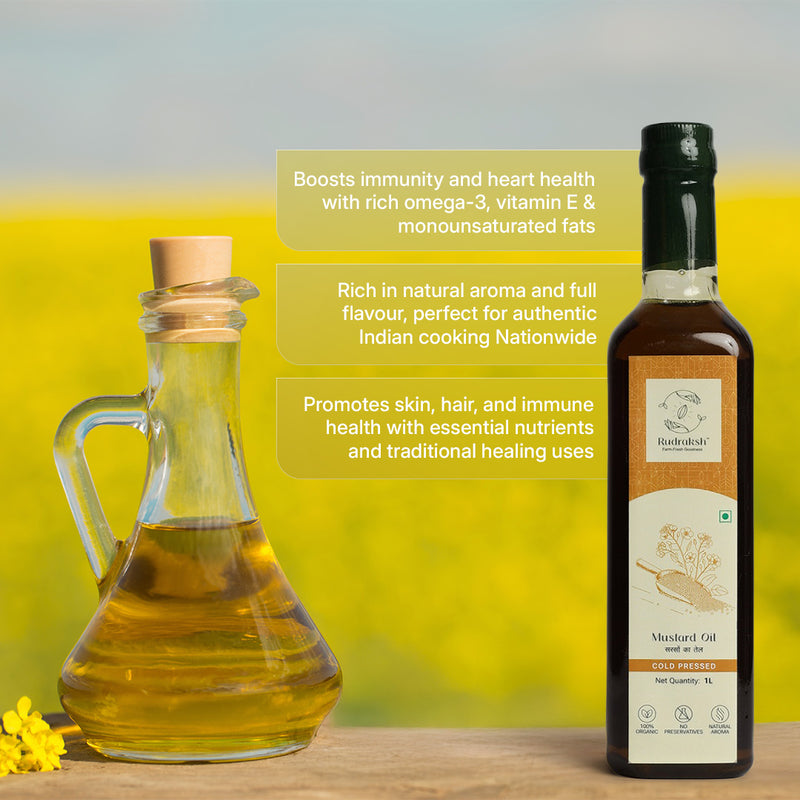 Mustard Oil - Black 1ltr – Cold Pressed
