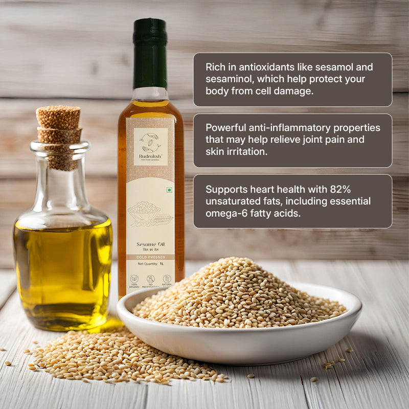 Sesame Oil 1 ltr – Cold Pressed