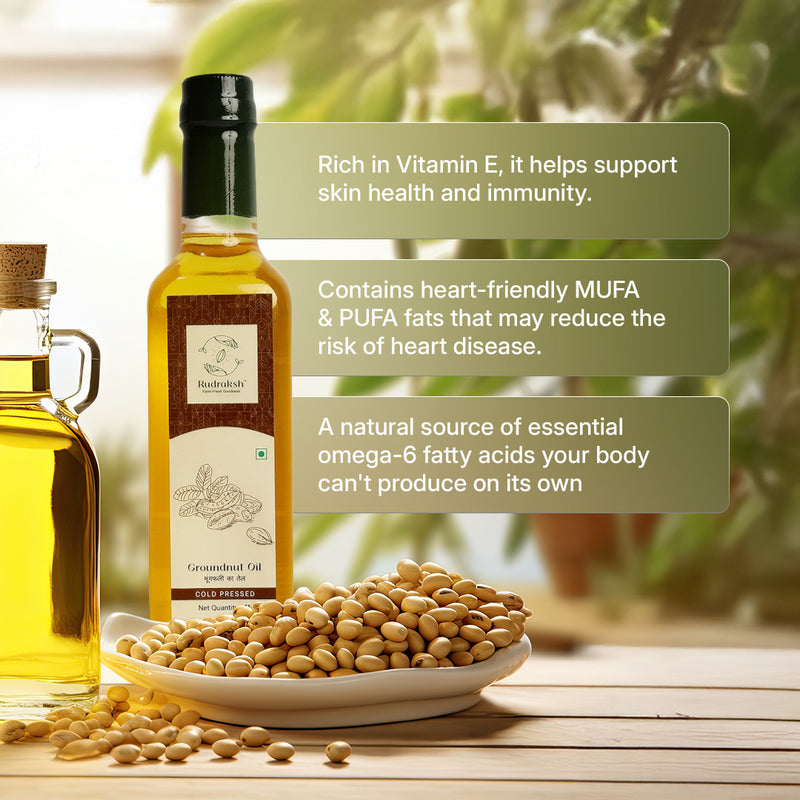 Groundnut Oil 1ltr – Cold Pressed