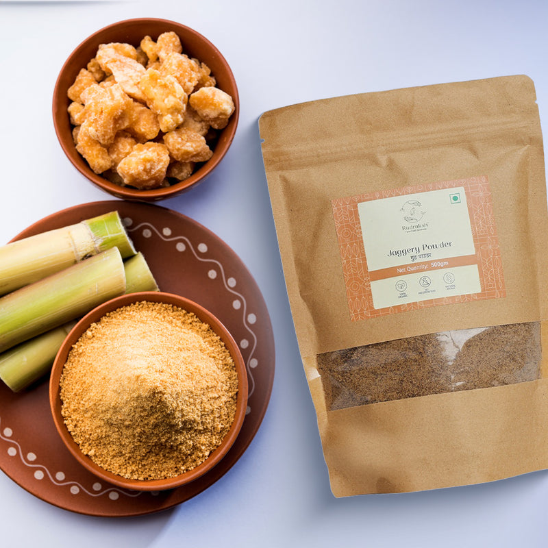 Jaggery/ Gud Powder – Pure & Natural – Natural Sweetener