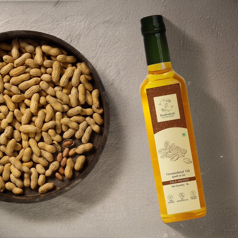 Groundnut Oil 1ltr – Cold Pressed