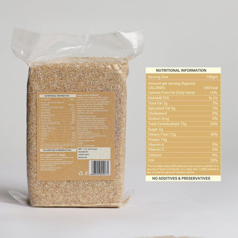 Wheat Dalia /Broken wheat