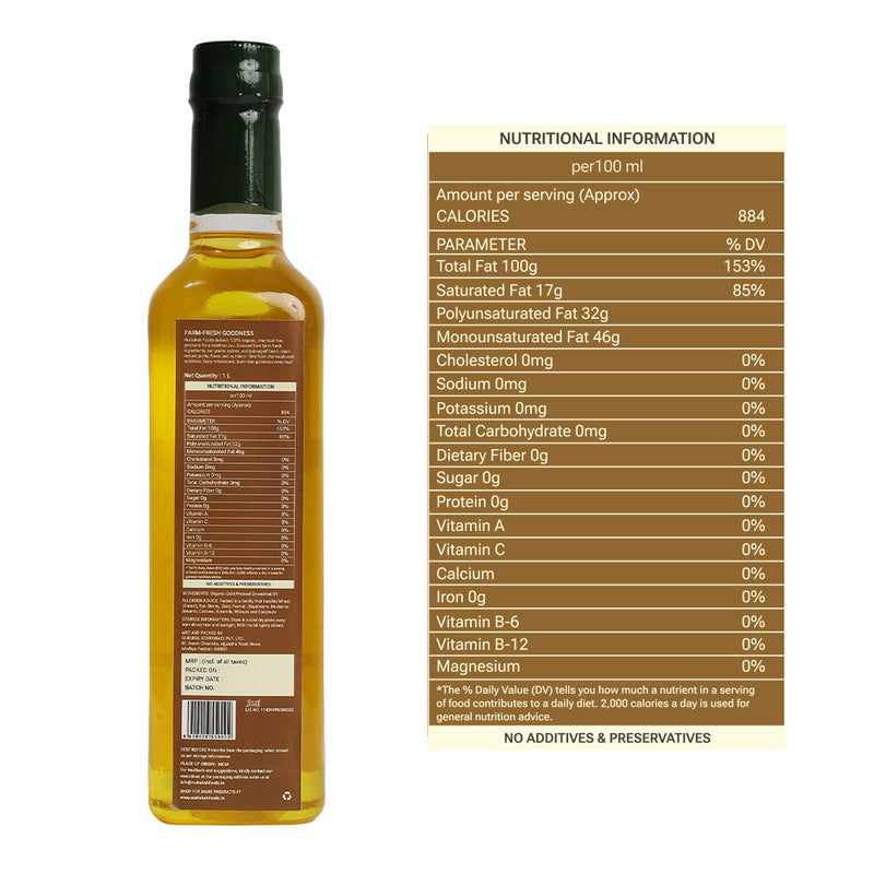 Groundnut Oil 1ltr – Cold Pressed