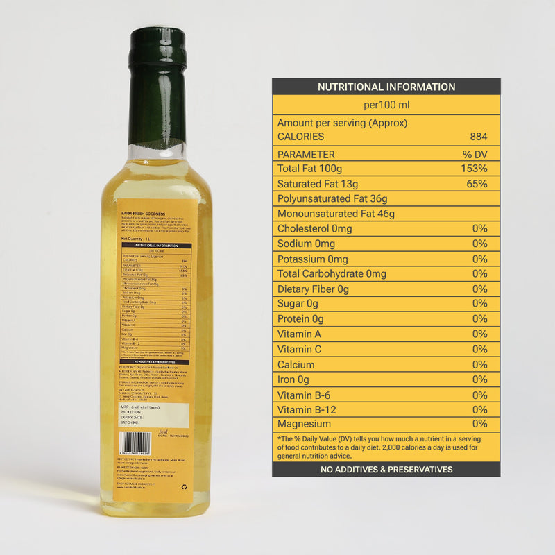 Sunflower Oil 1ltr – Cold Pressed