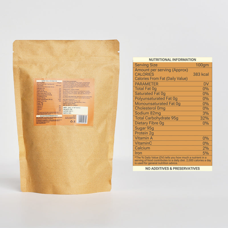 Jaggery/ Gud Powder – Pure & Natural – Natural Sweetener